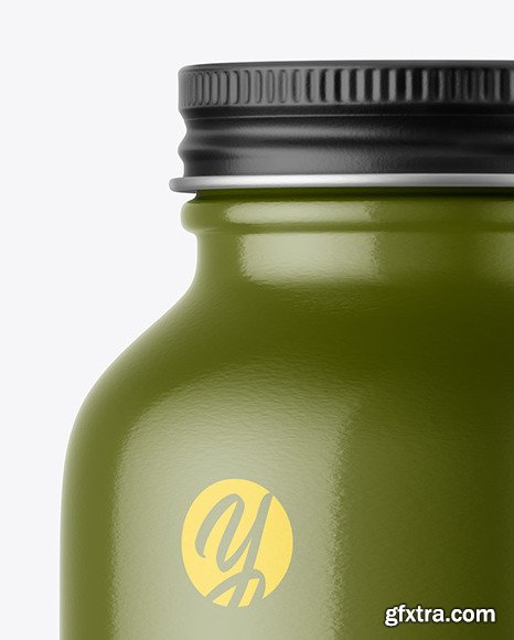 Glossy Pills Bottle Mockup 58838