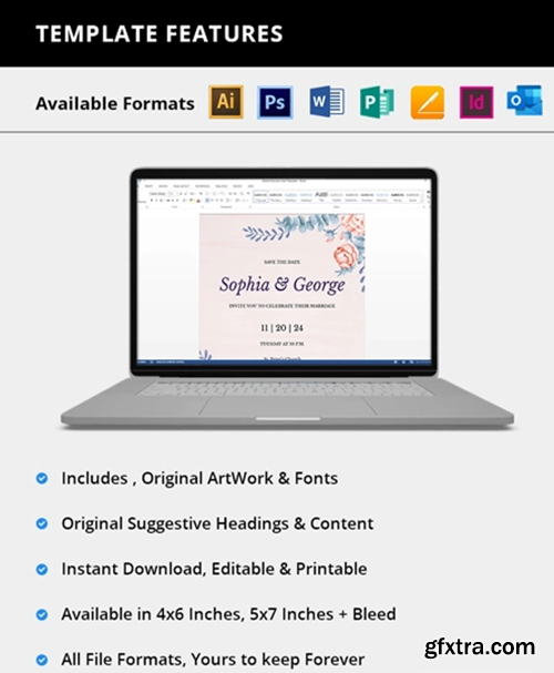 Elegant-Traditional-Wedding-Invitation-Customise Elegant-Traditional-Wedding-Invitation-Customise