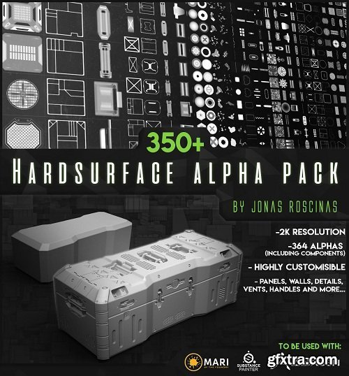 ArtStation Marketplace – 350+ Hardsurface Alpha Pack