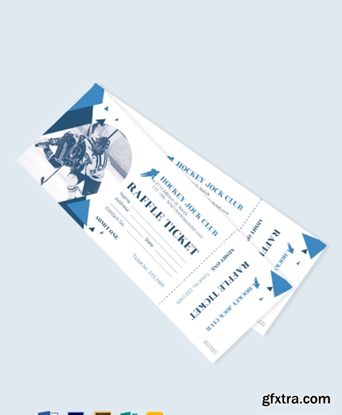 Hockey-Raffle-Ticket-Template-1 Hockey-Raffle-Ticket-Template-1