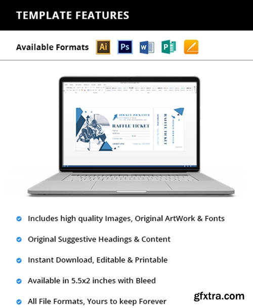 Hockey-Raffle-Ticket-Printable Hockey-Raffle-Ticket-Printable