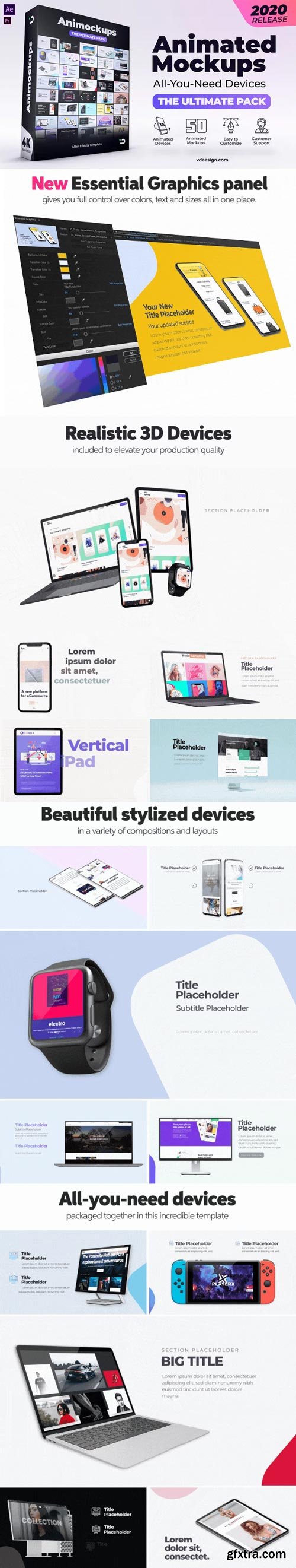 Videohive - Animated Mockups Ultimate Pack - 26371337 Videohive - Animated Mockups Ultimate Pack - 26371337