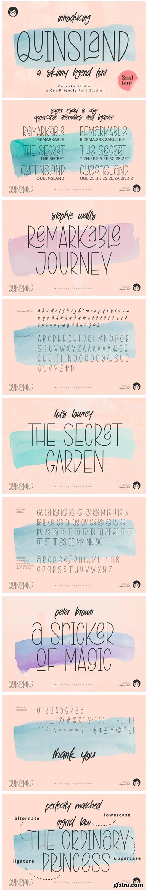 AL Quinsland 2in1 Font