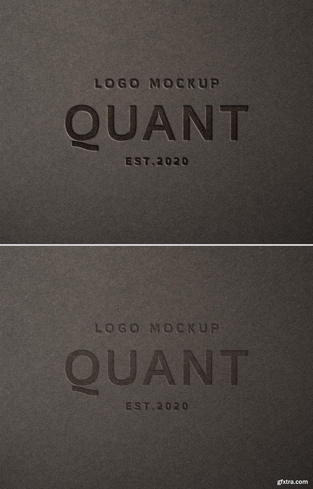 Dark Embossed Paper Effect Mockup 341468366 » GFxtra