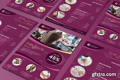 Hair Flyer Two Sided Price List Template Hair Flyer Two Sided Price List Template