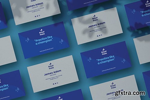 Swimming Business Card Swimming Business Card