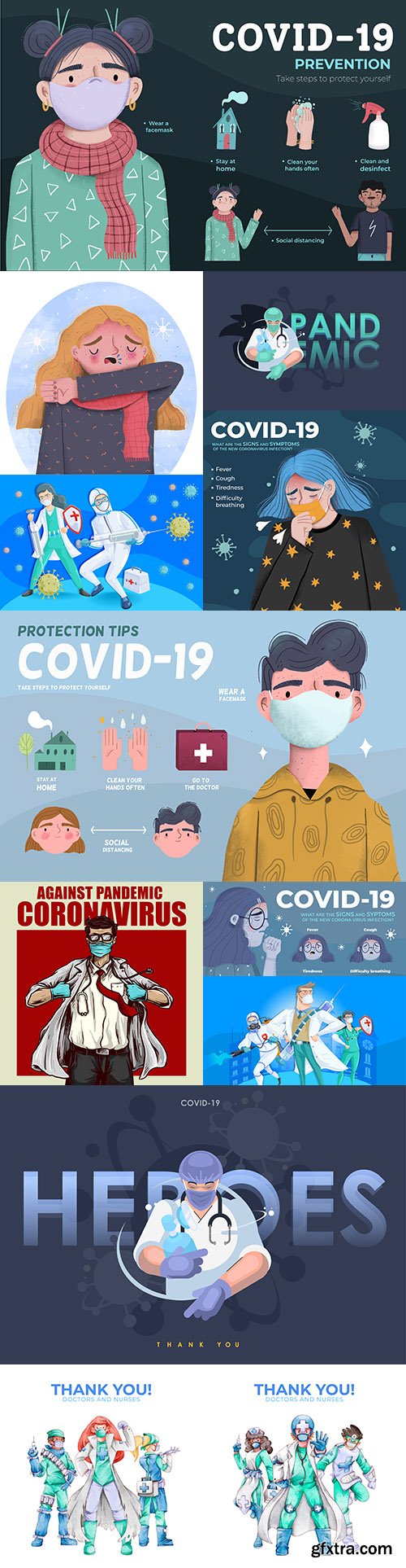 Prevention and protection against coronavirus collection of illustrations
Prevention and protection against coronavirus collection of illustrations