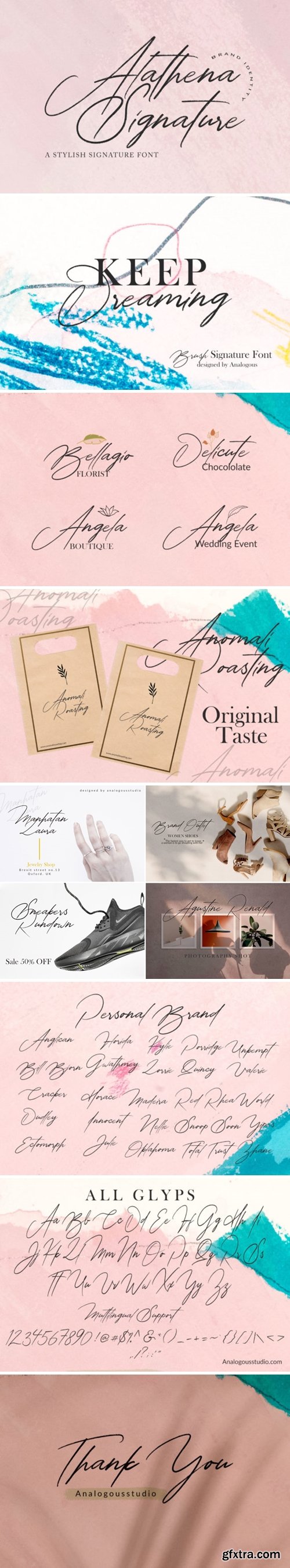 Fontbundles - Alathena Signature Font 531683 Fontbundles - Alathena Signature Font 531683