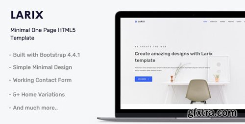 ThemeForest - Larix v1.0.0 - Minimal One Page HTML5 Template - 26450853 ThemeForest - Larix v1.0.0 - Minimal One Page HTML5 Template - 26450853