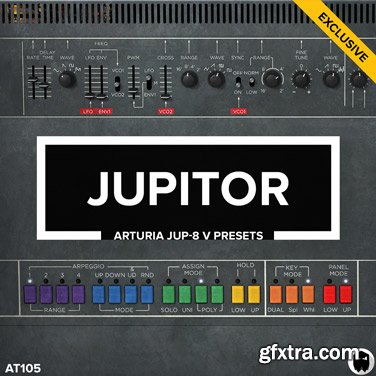 Audiotent JUPITOR STANDARD EDITION Arturia JUP-8V Presets