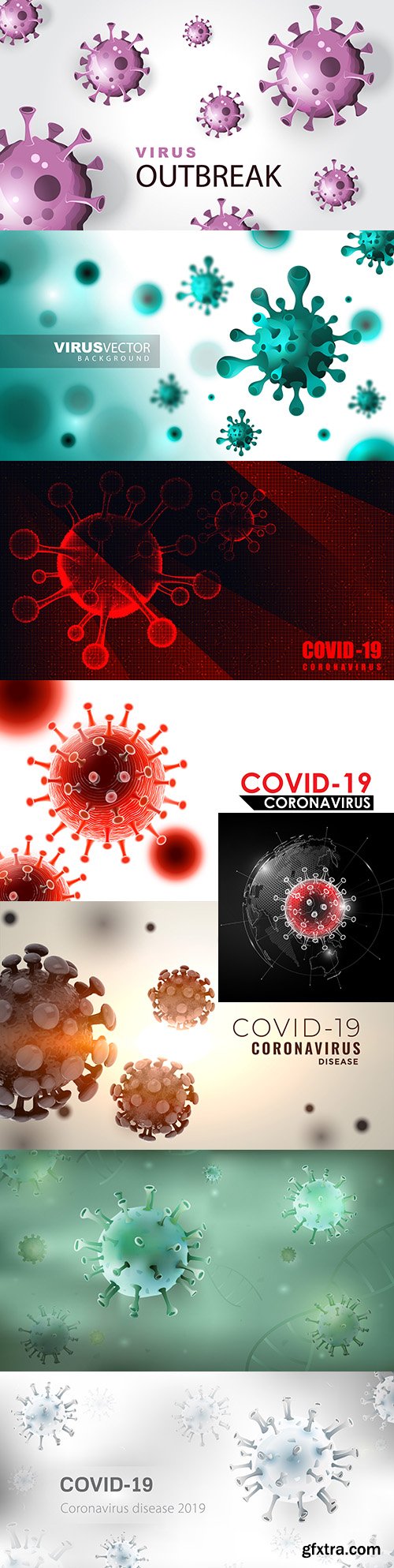 Coronavirus infection with 3d viral cell background
Coronavirus infection with 3d viral cell background