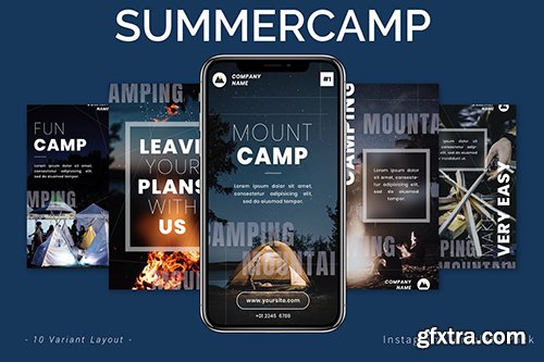 Summercamp - Instagram Template Pack