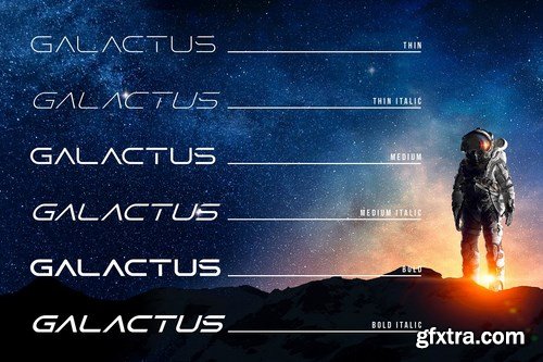 CM - Galactus - SCIFI Font Family 4849384
