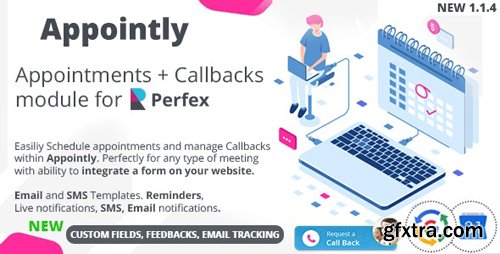 CodeCanyon - Appointly v1.1.4 - Perfex CRM Appointments - 25459077 CodeCanyon - Appointly v1.1.4 - Perfex CRM Appointments - 25459077