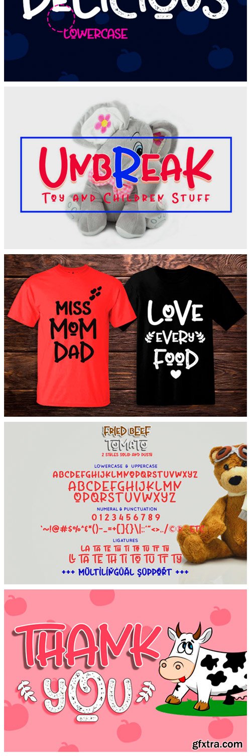 Fried Beef Tomato Font Fried Beef Tomato Font