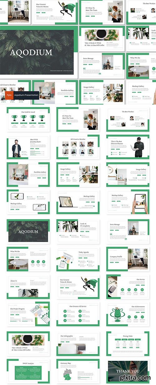 Aqodium - Powerpoint, Keynote and Google Slides Template