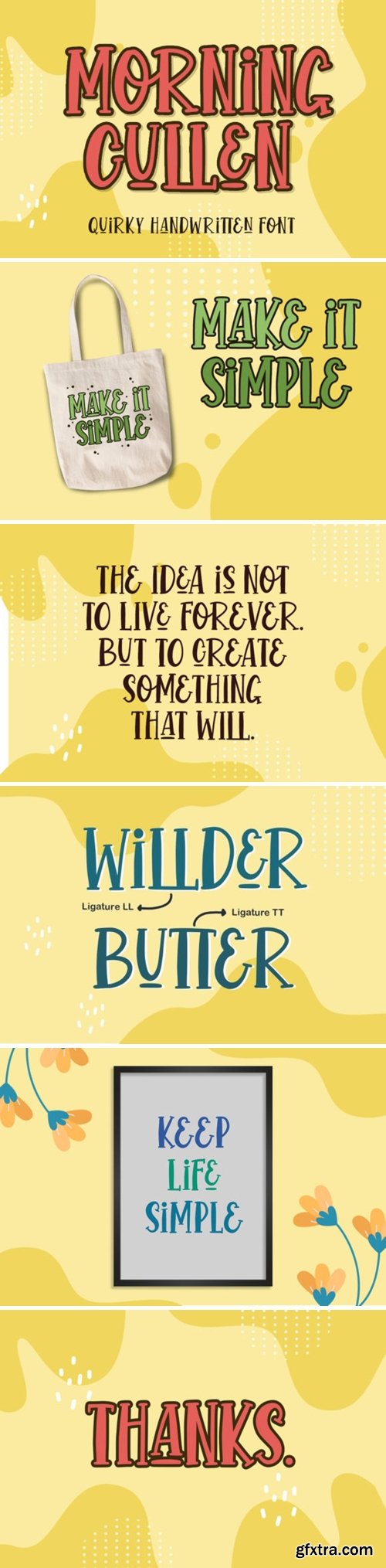 Morning Cullen Font