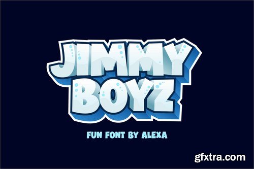 JIMMY BOYZ - Bold and FUN font JIMMY BOYZ - Bold and FUN font