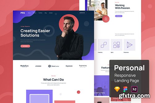 Personal Responsive Landing Page