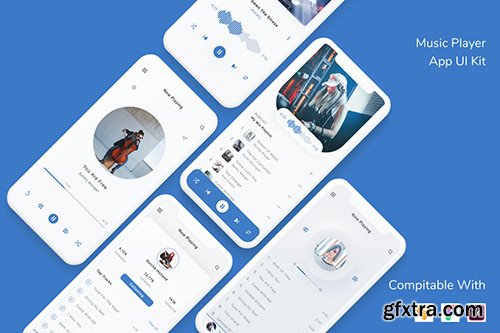 Music Player App UI Kit Music Player App UI Kit