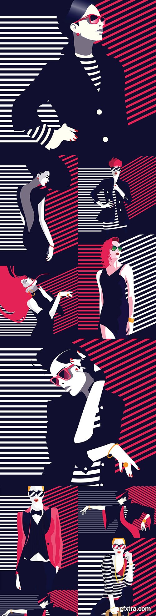Fashion woman in pop art style illustration
Fashion woman in pop art style illustration