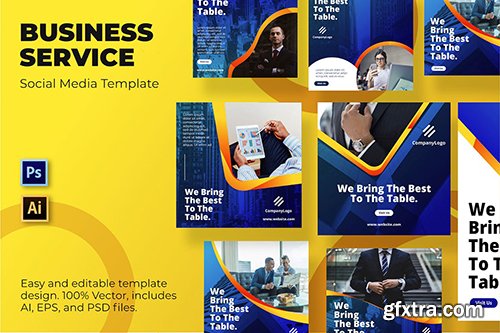 Business Service Social Media Template Business Service Social Media Template