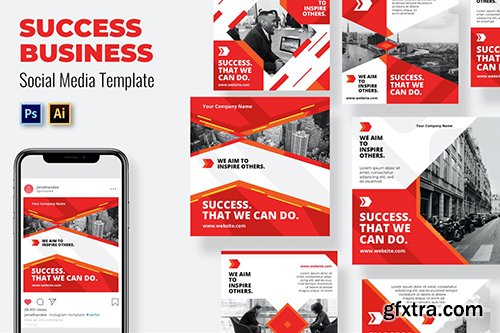 Success Business Social Media Template Success Business Social Media Template