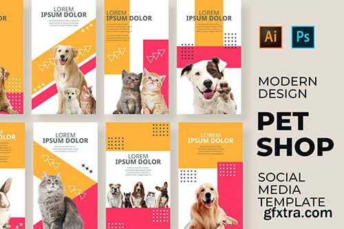 Cat Pet Social Media Template Cat Pet Social Media Template