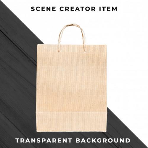 Paper Bag Object Transparent Psd Premium PSD
