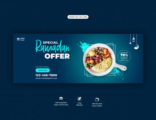 Special Ramadan Food Banner Template Premium PSD