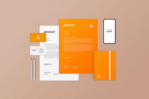 Stationary Mock-up Template Premium PSD