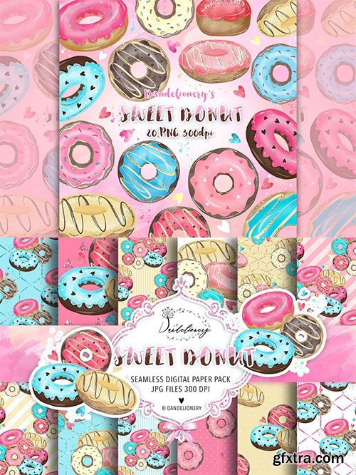 Donut cliparts