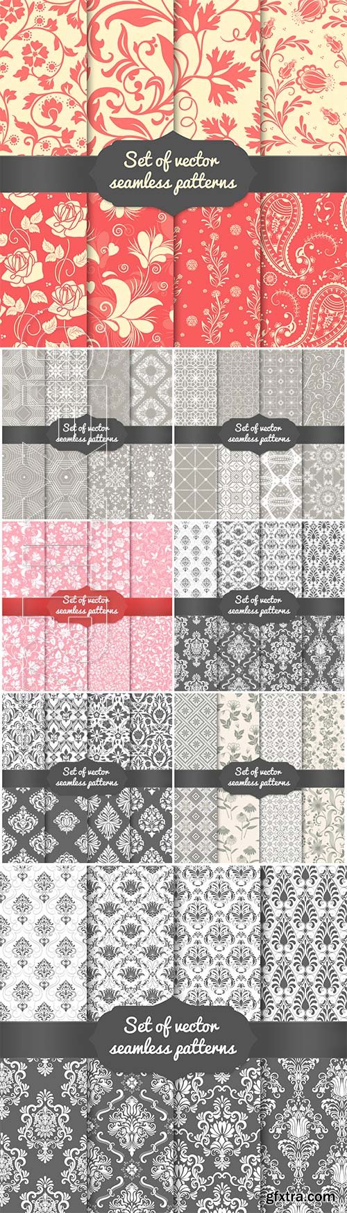 Vector set seamless pattern design