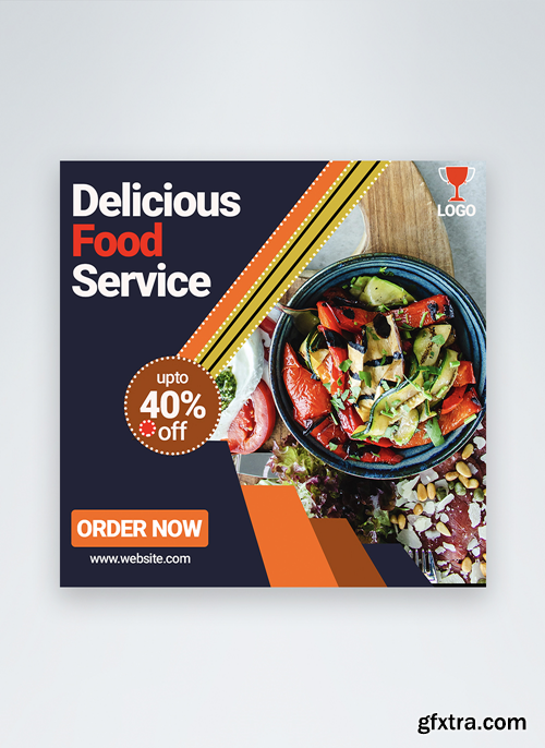 delicious and healthy social media instagram post template desig delicious and healthy social media instagram post template desig