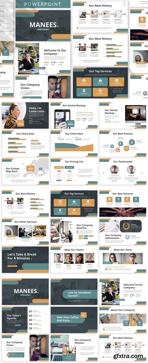 Manees - Business Powerpoint Template