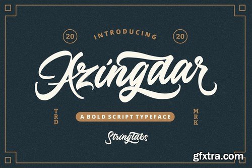 CM - Azingdar - Retro Bold Script Font 4862762 CM - Azingdar - Retro Bold Script Font 4862762