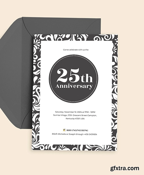 25th-Anniversary-Invitation-Download 25th-Anniversary-Invitation-Download