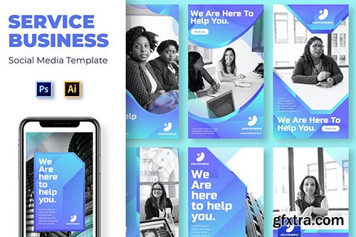 Service Business Social Media Template Service Business Social Media Template