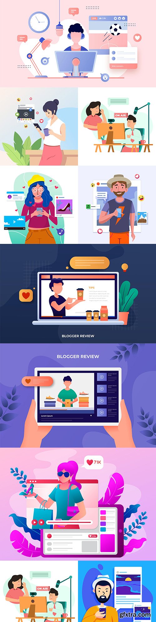 Sharing social media content with person and smartphone
