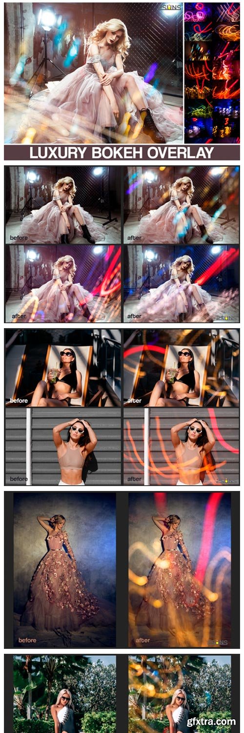 Bokeh Light Overlays, Photoshop Overlay 3972913