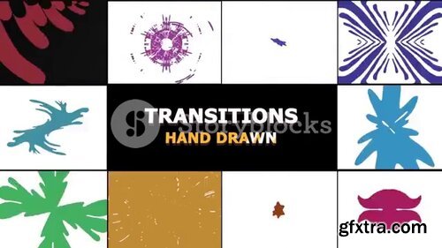 Videoblocks - Hand Drawn Transitions Pack | After Effects