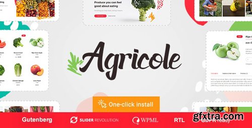 ThemeForest - Agricole v1.0.3 - Organic Food & Agriculture WordPress Theme - 22728085