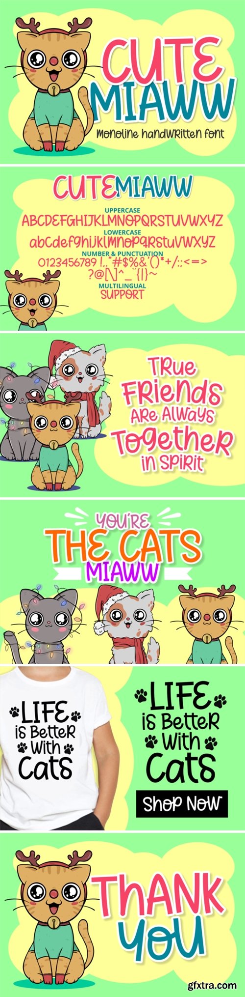 Cute Miaww Font