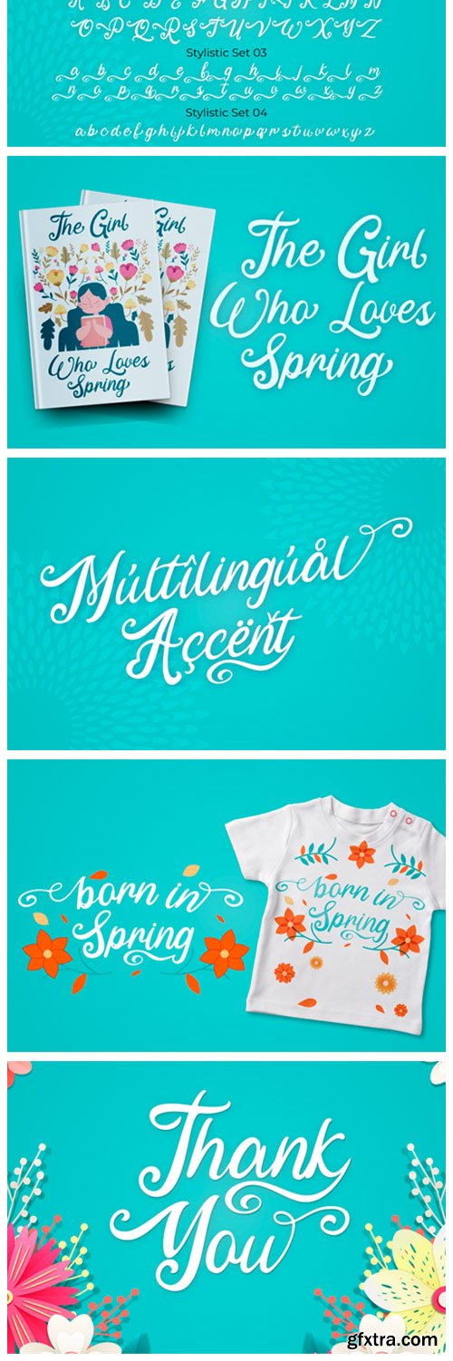 Fine Spring Font Fine Spring Font