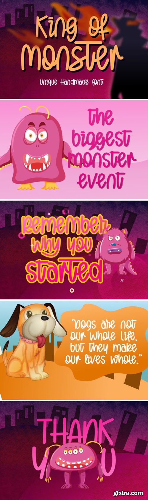 King of Monster Font