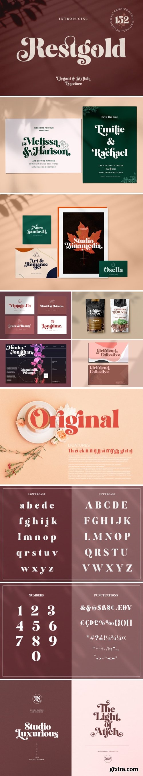 Fontbundles - Restgold Serif Font 370232 Fontbundles - Restgold Serif Font 370232