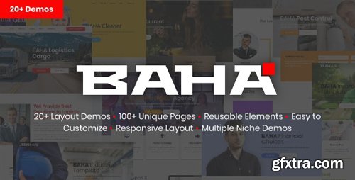 ThemeForest - BAHA v1.0 - Responsive Multi-Purpose HTML Template - 24351618 ThemeForest - BAHA v1.0 - Responsive Multi-Purpose HTML Template - 24351618