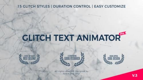 Videohive - Glitch Text Animator 