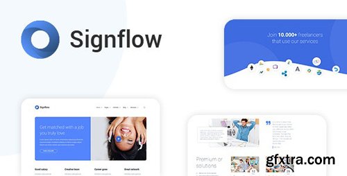 ThemeForest - Signflow v1.0 - Tech And Startup Template (Update: 25 October 19) - 21297671