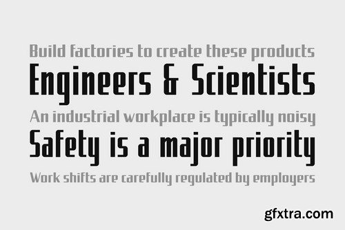 CM - Uphead Industrial Font 4840690